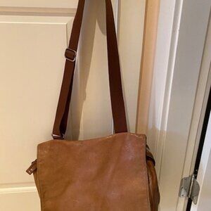 Prada Vintage Brown Messenger Handbag